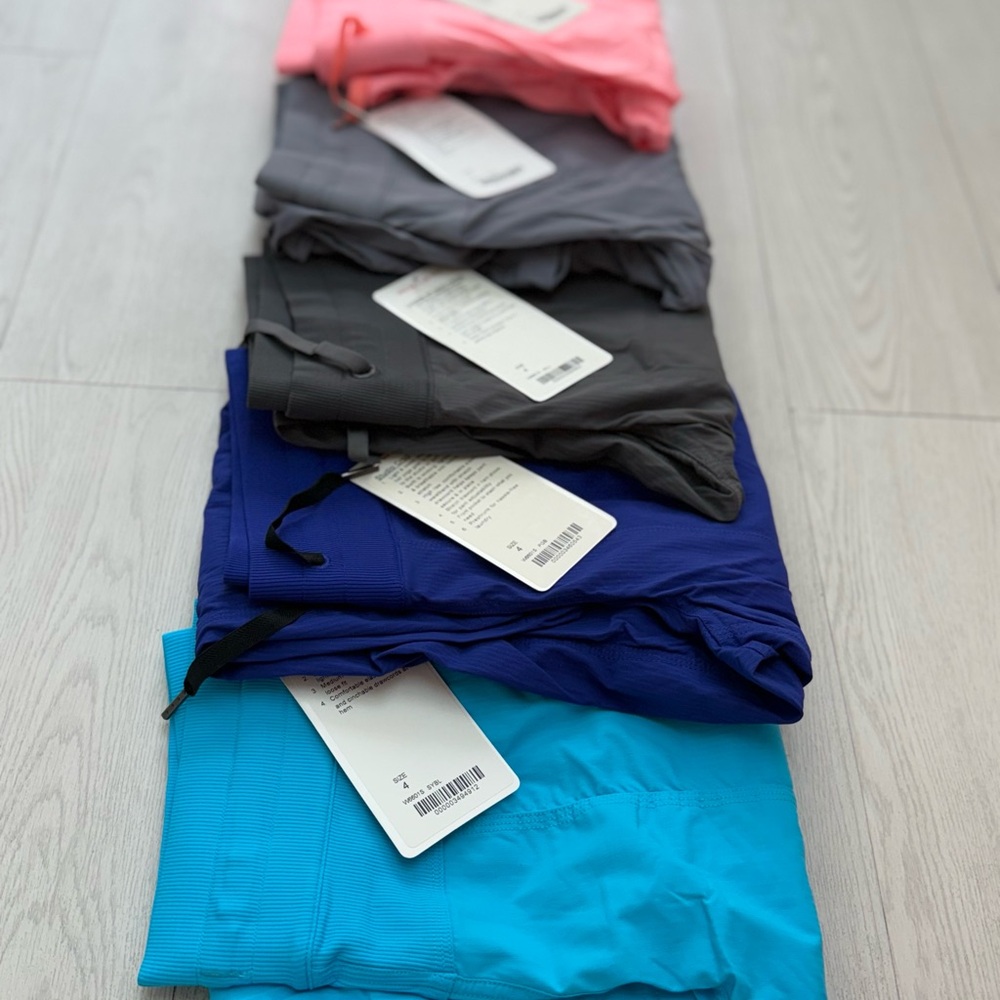 NWT Lululemon Studio Crop Pants Sz 4. NEW! Bleached CORAL! NEW WITH TAGS! - Picture 11 of 11